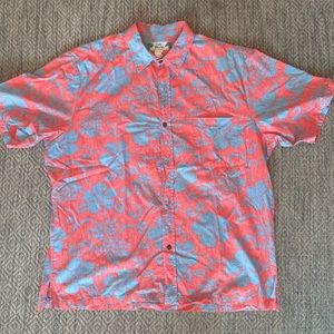 XL Two Palms Made in Hawaii Authentic Aloha Hawaiian Shirt